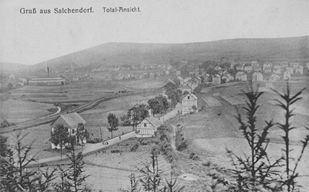 Ortsdurchfahrt Salchendorf um 1910